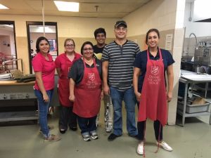 Volunteering at the Salvation Army
